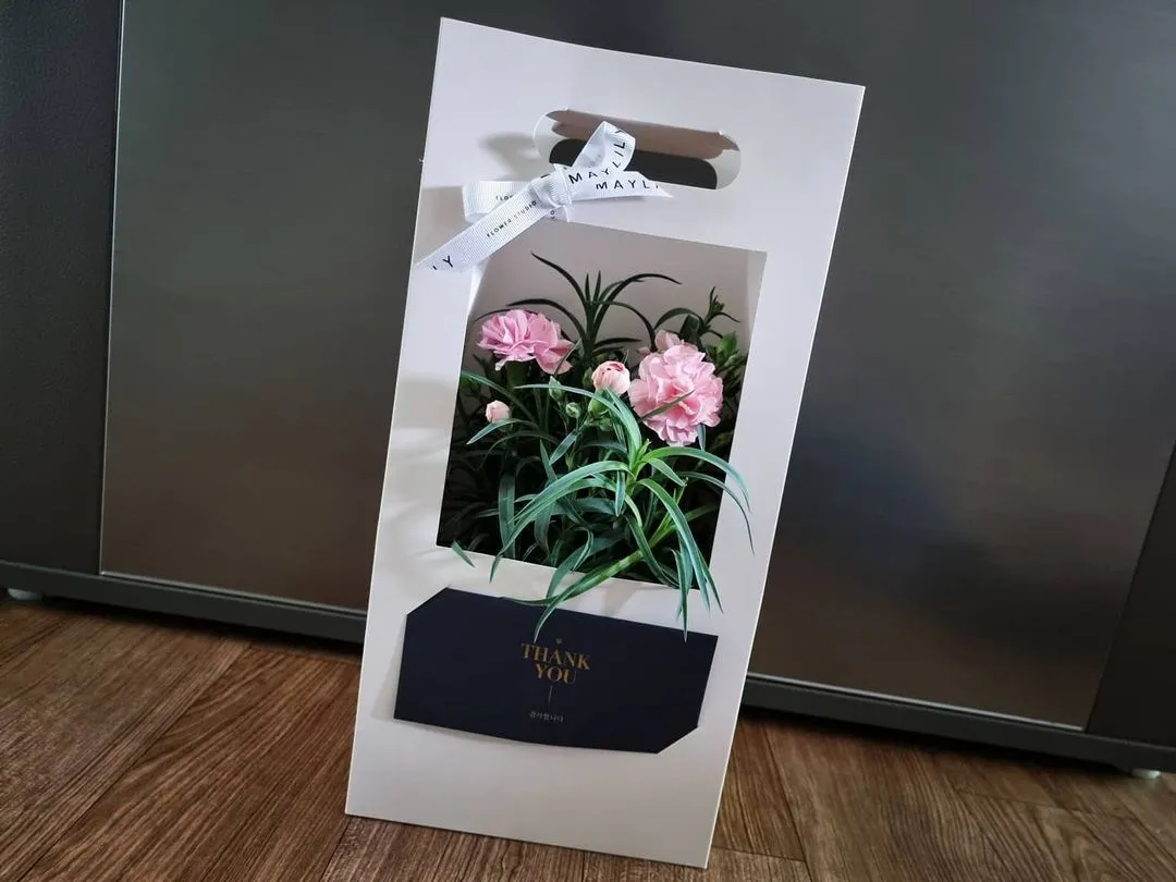 客製花束提袋乾燥花包裝 製作印刷 - 細節圖 1