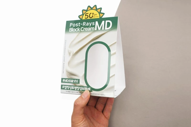 客製化妝瓶桌上廣告立牌製作印刷 - 細節圖 3