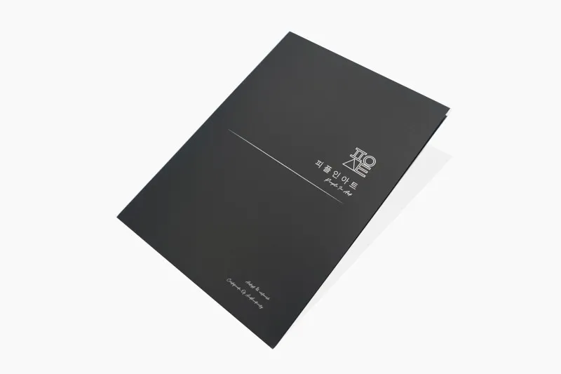 客製A4黑色紙資料夾製作印刷 - 細節圖 6