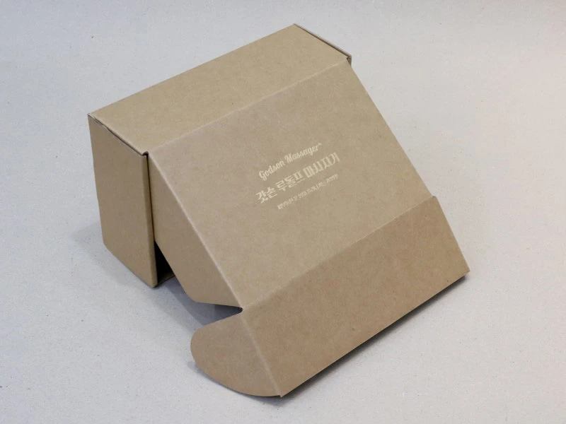 客製牛皮紙瓦楞按摩器紙盒(飛機盒)製作印刷 - 細節圖 11