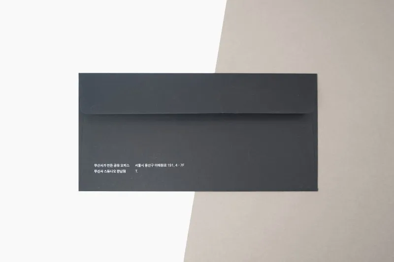客製質感黑色黑紙信封製作印刷 - 細節圖 4
