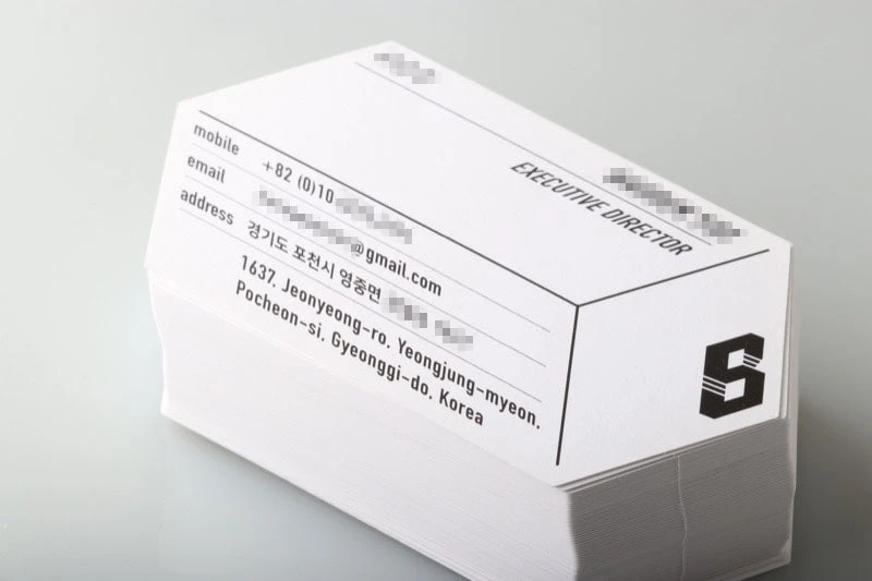 客製特殊形狀名片製作印刷 - 細節圖 3
