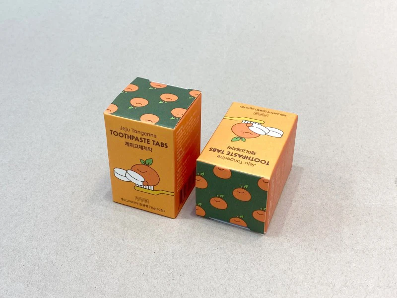 客製固定牙膏紙盒(糊底盒)製作印刷 - 細節圖 1