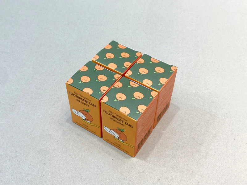 客製固定牙膏紙盒(糊底盒)製作印刷 - 細節圖 2