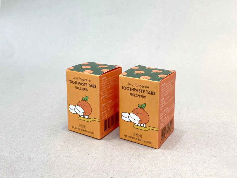 客製固定牙膏紙盒(糊底盒)製作印刷 - 細節圖 6