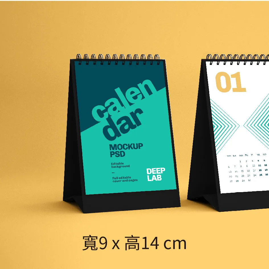客製三角桌曆XS製作印刷 - 細節圖 1
