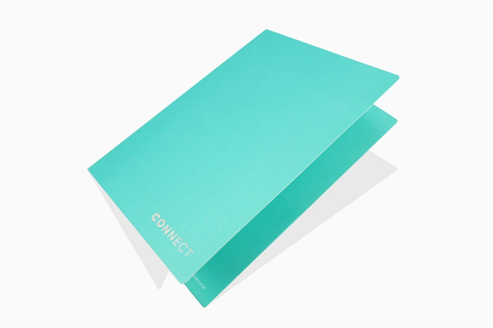 客製A5蒂芙尼藍tiffany燙銀資料夾製作印刷 - 細節圖 1