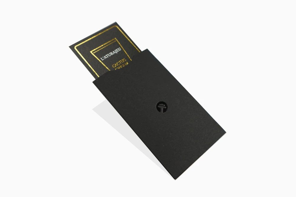客製黑質感名片套會員卡套製作印刷 - 細節圖 1