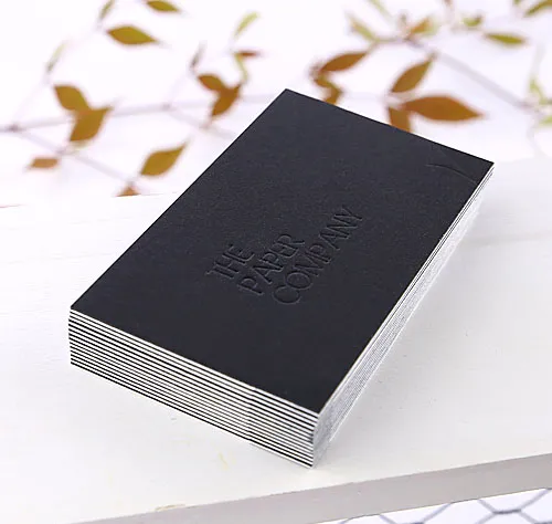 客製黑白名片製作印刷 - 細節圖 5