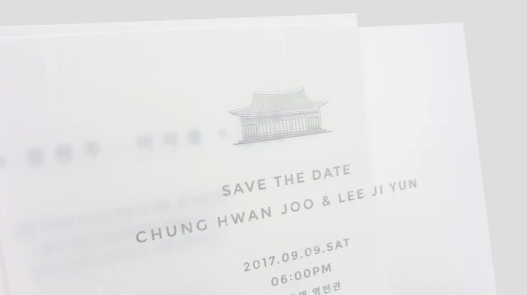 客製描圖紙卡片燙銀製作印刷 - 細節圖 3