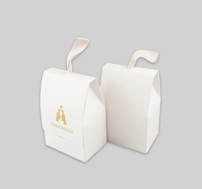 客製金色LOGO吊飾手提盒製作印刷 - 細節圖 10