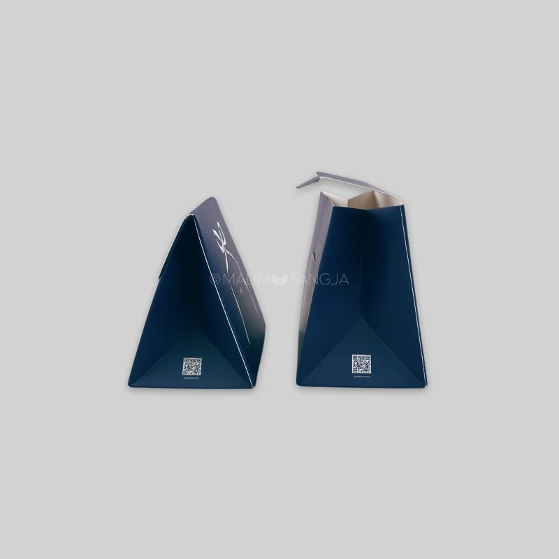 客製首飾配件三角信封型紙盒製作印刷 - 細節圖 7