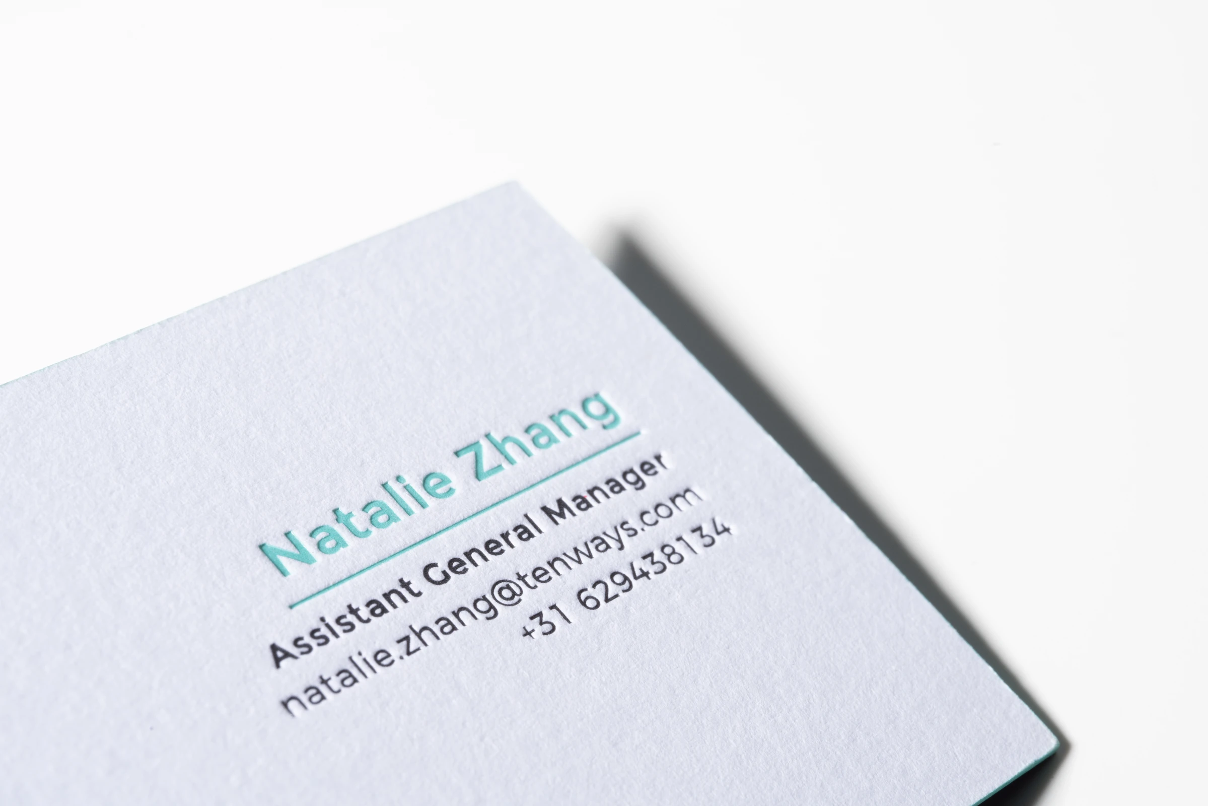 凸版印刷單色凹印 (Letterpress Single Color)