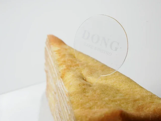 客製蛋糕插牌 - 透明PVC卡材質樣式