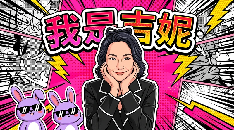 漫畫普普藝術｜三角桌曆封面AI圖 - 元樂印