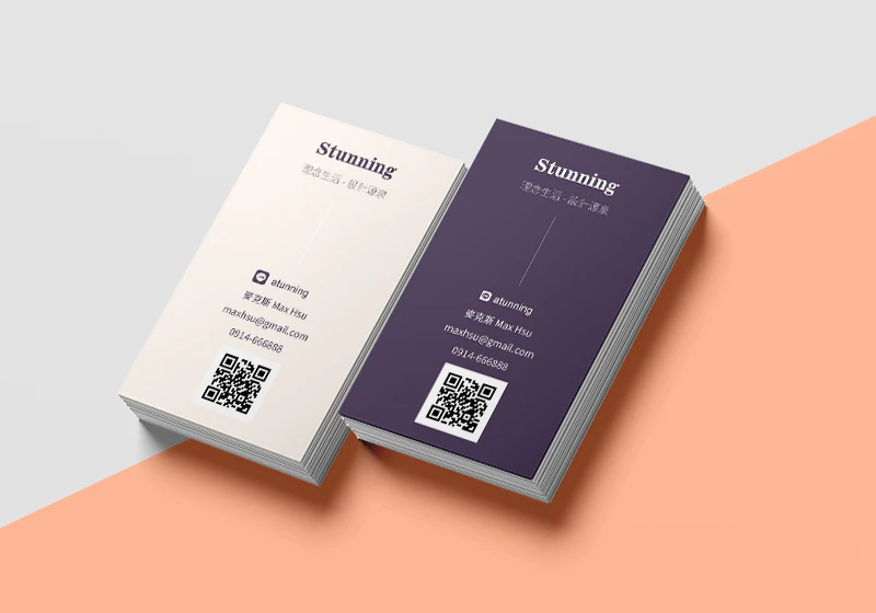 008 復古文青｜公版名片印刷版型 免設計費 - 元樂印
