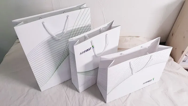 公司企業品牌形象棉繩手提紙袋|印刷與客製紙袋製作 - 細節圖 2