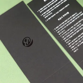 保固說明簡介卡|商品介紹卡|包裝小卡|黑卡紙|印刷製作 - 細節圖 7
