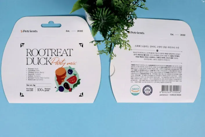 寵物用品商品|寵物零食貓狗飼料|產品掛盒|吊掛半月紙盒|印刷製作 - 細節圖 3
