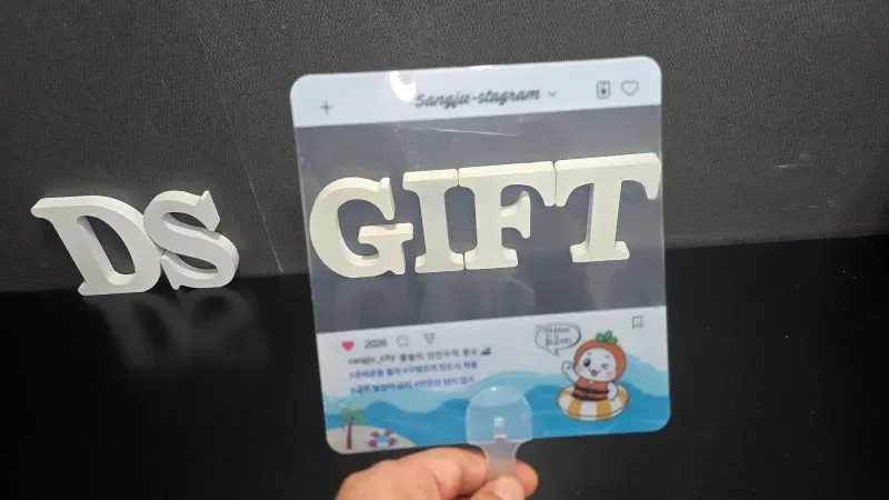 客製化透明扇子透扇|廣告扇|透明扇子|造型廣告扇|印刷製作 - 細節圖 1