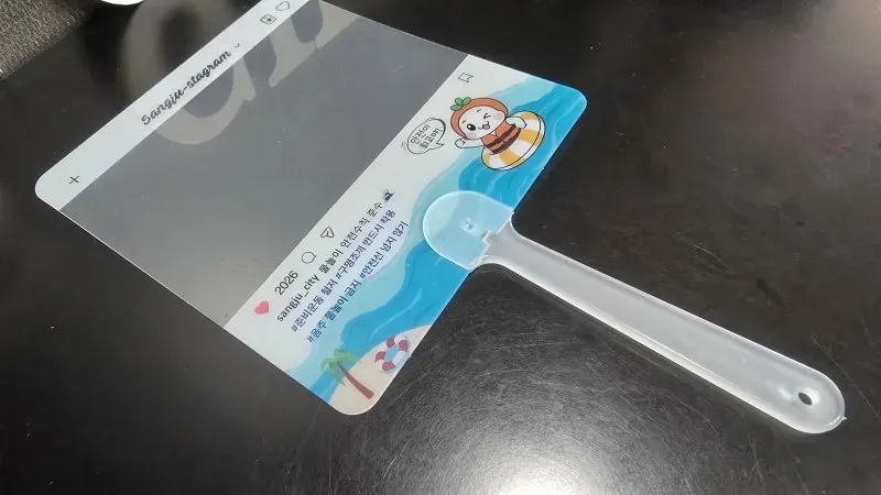 客製化透明扇子透扇|廣告扇|透明扇子|造型廣告扇|印刷製作 - 印刷成品展示