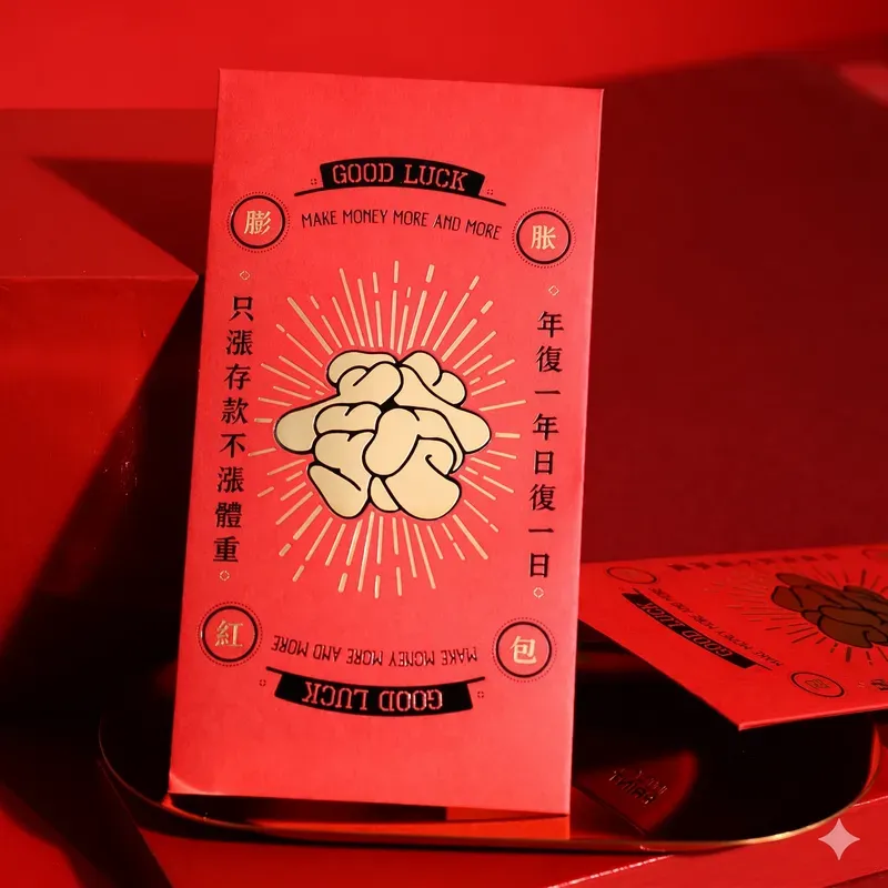 燙金紅包袋厚實質感少量紅包袋|印刷訂製製作 - 細節圖 2