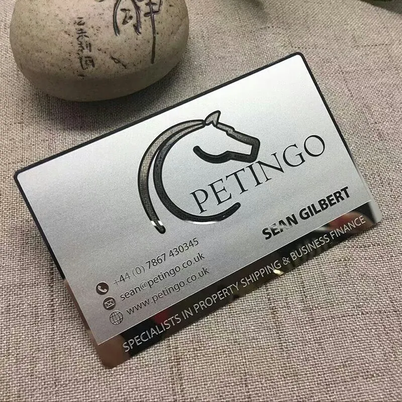 銀色|客製金屬名片|印刷製作-3 - 細節圖 2