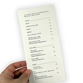 MENU少量菜單|單張菜單|簡易菜單印刷製作 - 印刷成品展示