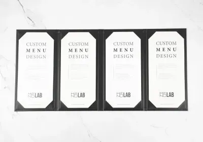 飯店度假村皮革菜單|四邊卡夾式|2頁|4頁|MENU菜單製作印刷 - 細節圖 9
