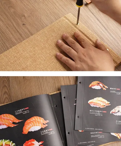 日式料理菜單|麻布|原木雷射雕刻|印刷製作 - 細節圖 4
