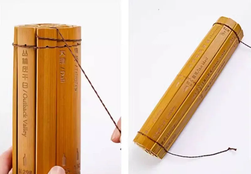 竹片菜單|竹製雷雕|古代風|印刷製作 - 細節圖 2