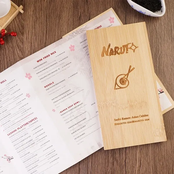 原木N摺菜單|酒水單|摺疊MENU菜單|印刷製作